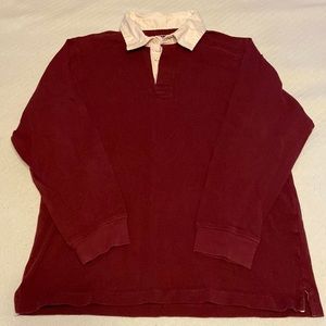 Boys Lands End L/S Polo size 18